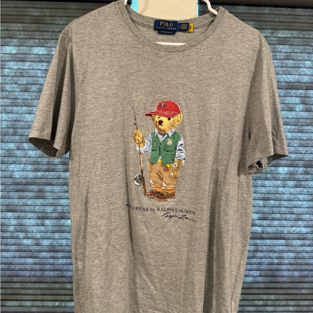 Ralph Lauren Bear Custom Slim Fit Tee
